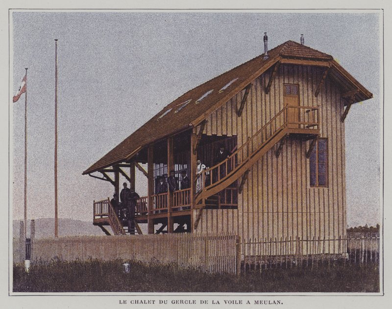 Chalet of the Meulan Sailing Club, Paris (colour photo) 作者 法国摄影师