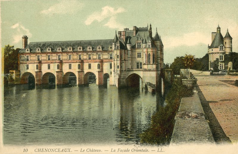 Chenonceaux，城堡，东方立面 作者 法国摄影师