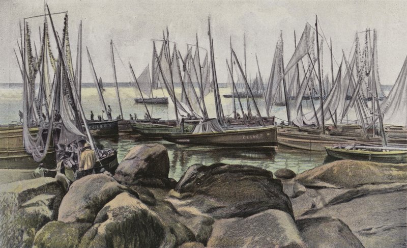 Concarneau，沙丁鱼的渔船 作者 法国摄影师