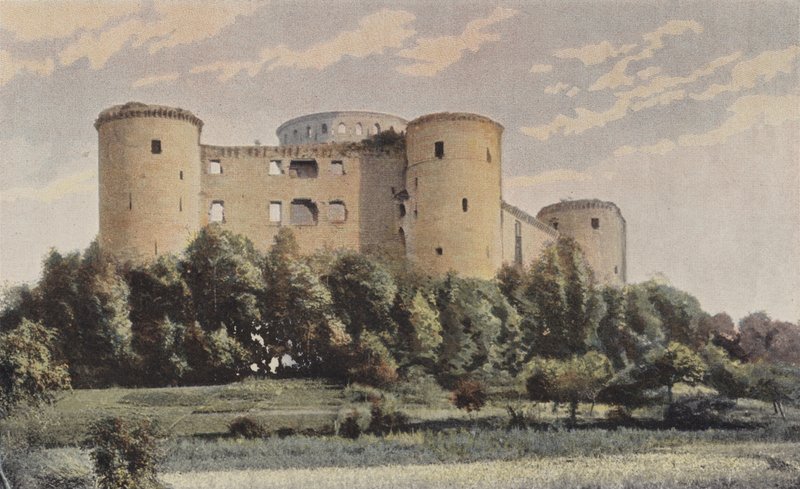 Coucy-le-Chateau，Coucy城堡，全景 作者 法国摄影师