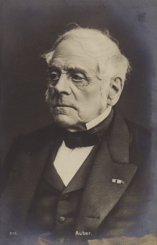 法国作曲家Daniel Auber（1782-1871） 作者 法国摄影师