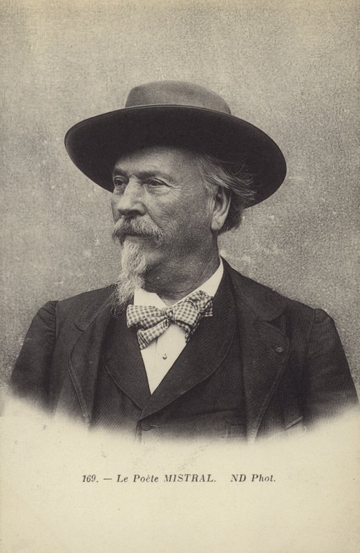 Frederic Mistral（1830-1914），法国诗人和奥克西唐语的词典编纂者 作者 法国摄影师