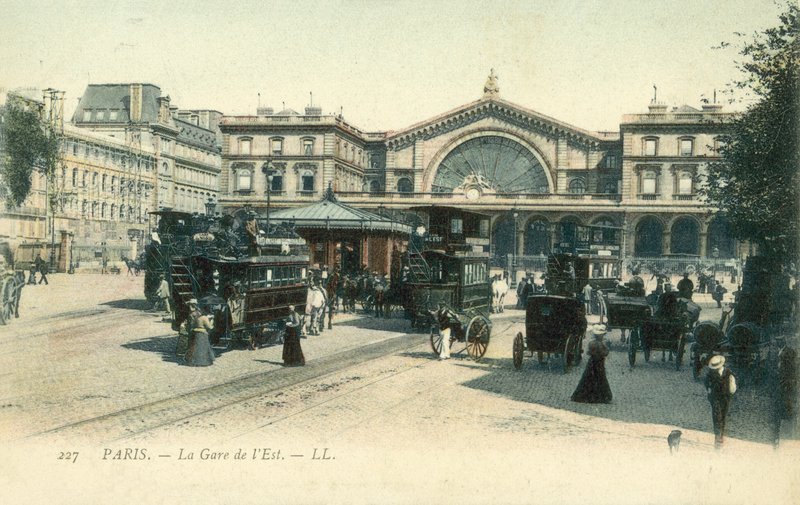 Gare de Paris-Est, Paris (colour photo) 作者 法国摄影师
