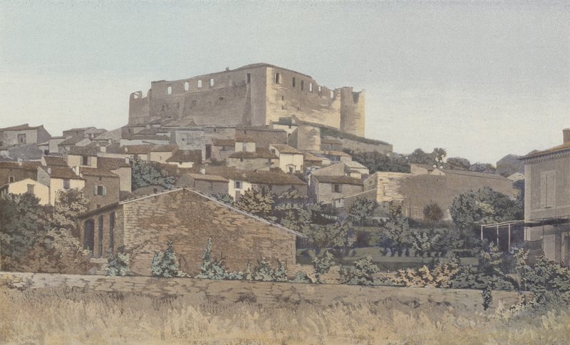 Greoulx，Chateau fortifie des Templiers的遗址，Cote SO 作者 法国摄影师