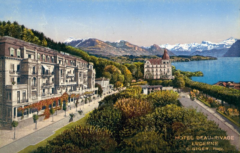 Hotel Luau-Rivage，卢塞恩 作者 法国摄影师