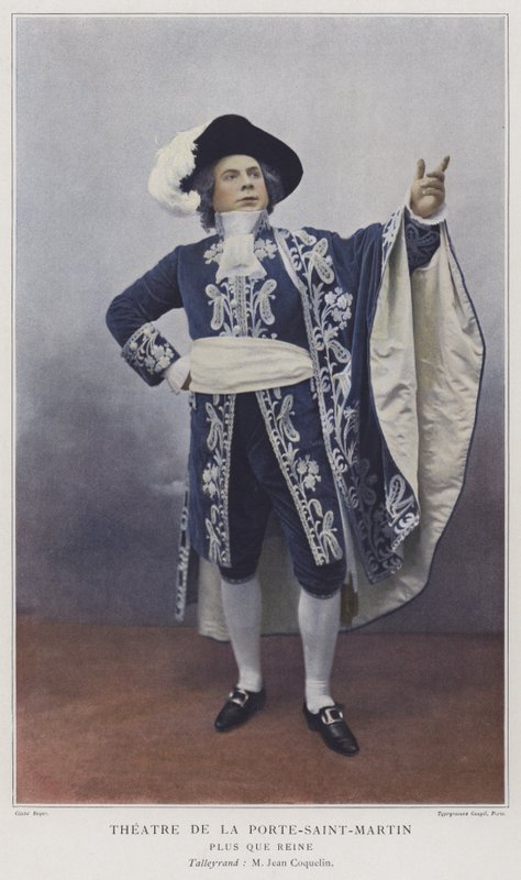 Jean Coquelin饰演超越女王的Talleyrand（彩色照片） 作者 法国摄影师