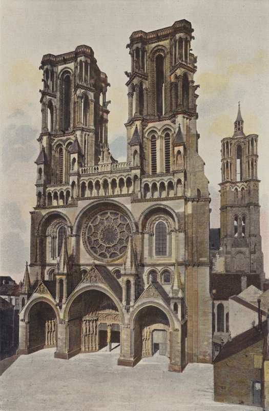 拉昂，圣母教堂（Cathedrale） 作者 法国摄影师