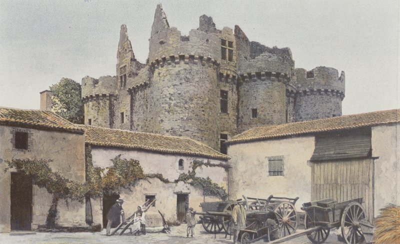 The Breuil-sous-Argenton，Chateau de Beaupinay的废墟 作者 法国摄影师