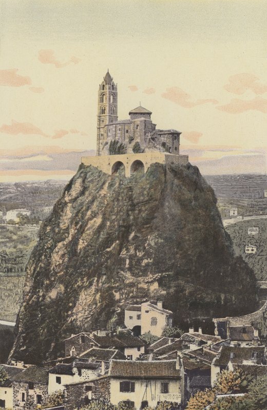Le Puy，圣米歇尔教堂，位于Aiguilhe岩石的顶部 作者 法国摄影师