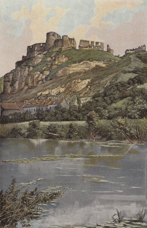 Les Andelys，Chateau Gaillard，Cote de la riviere 作者 法国摄影师