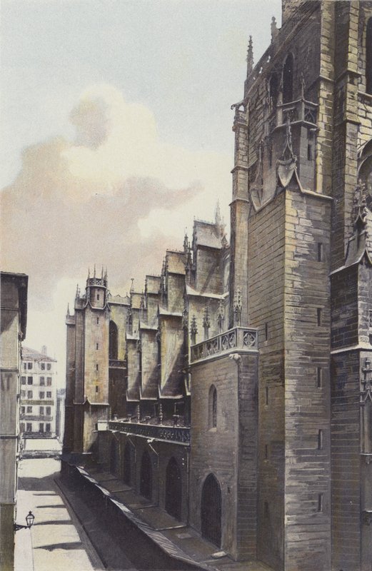 里昂，St-Nizier教堂，Facade laterale N. 作者 法国摄影师