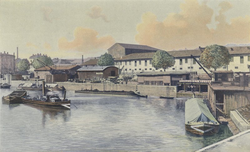 里昂，La Saone，Vaise水站 作者 法国摄影师