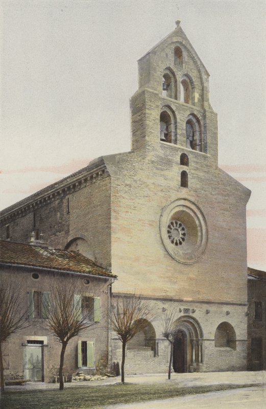 Montsaunes，教堂，门面O. 作者 法国摄影师