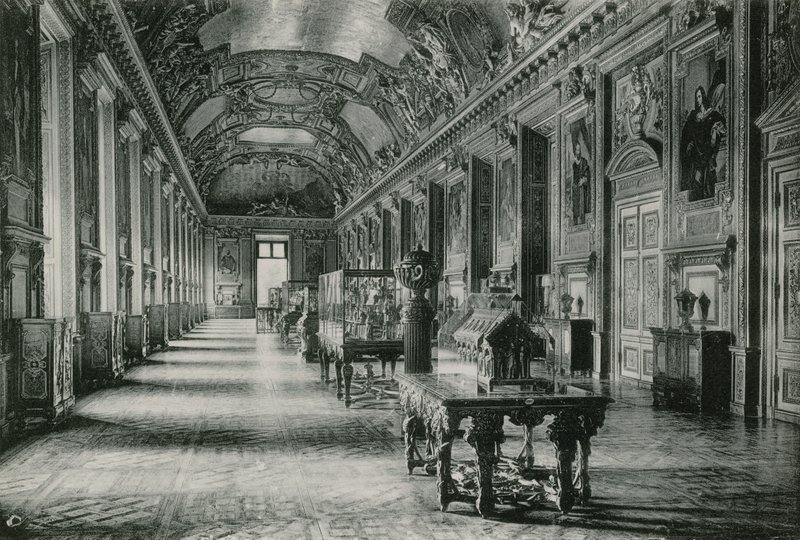 卢浮宫博物馆，画廊dApollon，Apollos画廊（照相凹版） 作者 法国摄影师