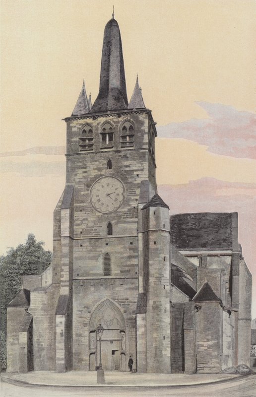 Mussy-sur-Seine，Church，Ensemble O. 作者 法国摄影师