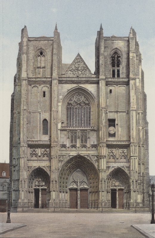 Nantes，Cathedrale，Facade O. 作者 法国摄影师