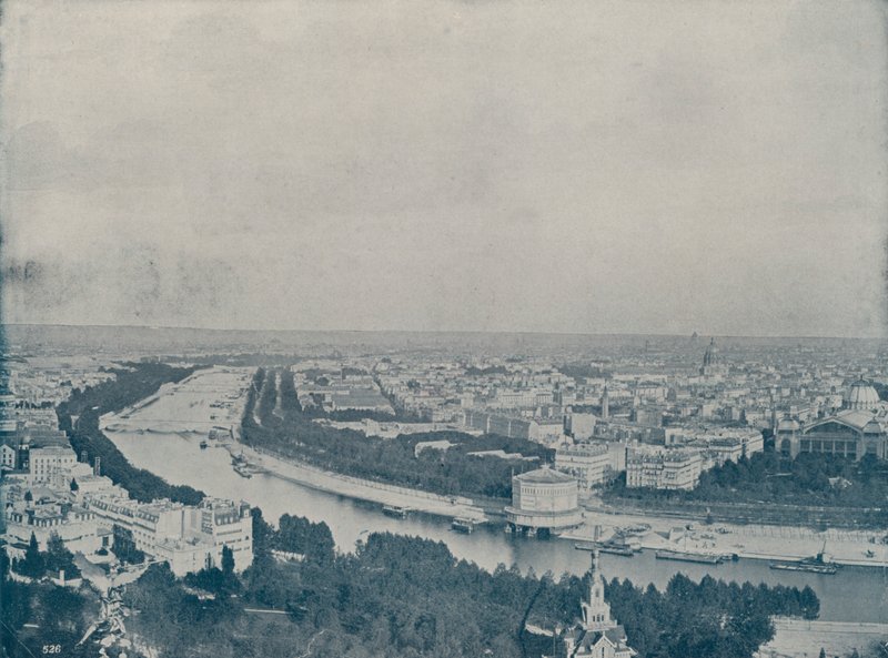 Panorama of Paris, from the Trocadero (b/w photo) 作者 法国摄影师