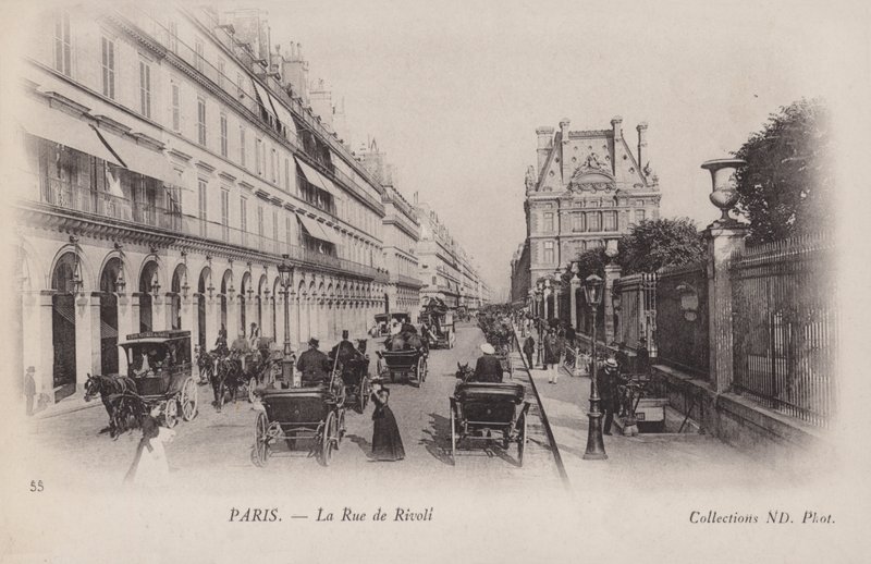 巴黎，Rue De Rivoli街 作者 法国摄影师