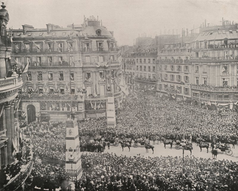 Paris: Reception of the Russians at the Military Club (b/w photo) 作者 法国摄影师