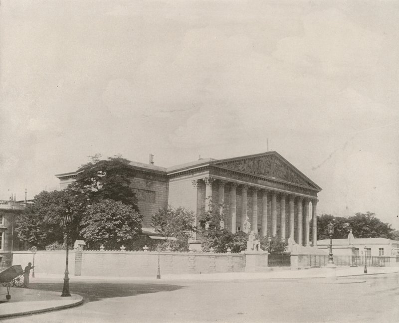 Paris: The Chamber of Deputies (b/w photo) 作者 法国摄影师