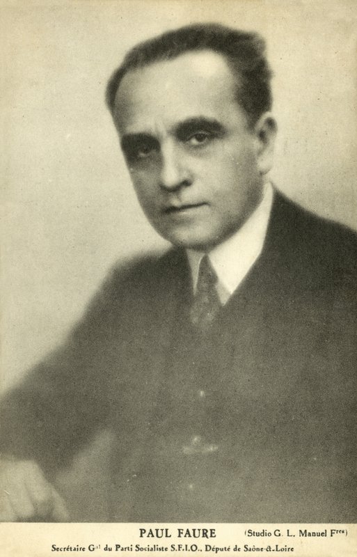 Paul Faure, French socialist politician (b/w photo) 作者 法国摄影师