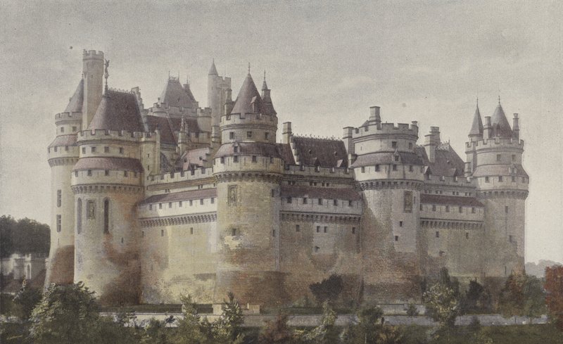 Pierrefonds，Chateau（查看从Villers-Cotterets的道路） 作者 法国摄影师