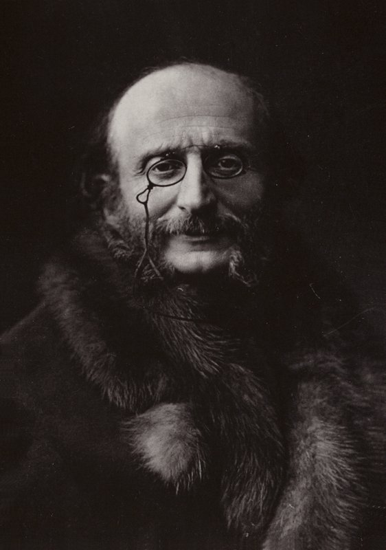 Jacques Offenbach的肖像 作者 法国摄影师