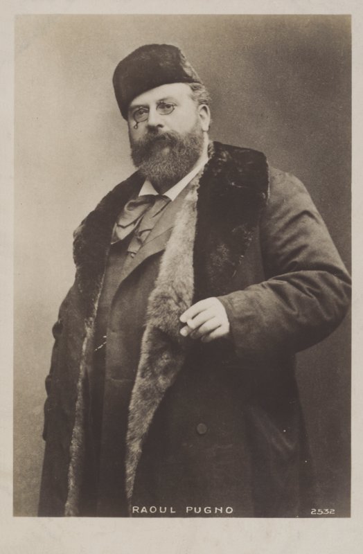 Raoul Pugno，法国作曲家，风琴师和钢琴家 作者 法国摄影师