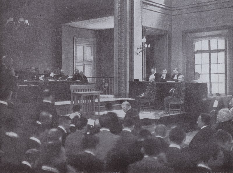 重审法国陆军军官阿尔弗雷德·德雷福斯（Alfred Dreyfus）案，1899年，法国雷恩因叛国罪被定罪 作者 法国摄影师