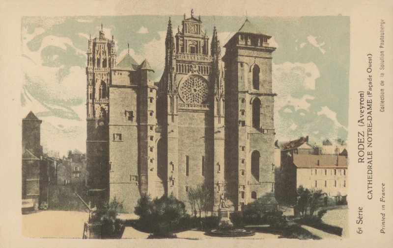 罗德兹，阿韦龙，Cathedrale Notre-Dame 作者 法国摄影师