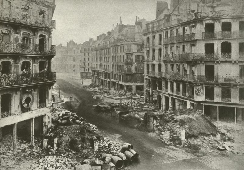 巴黎里沃利街（Rue De Rivoli），在公社结束的那一周之后 作者 法国摄影师