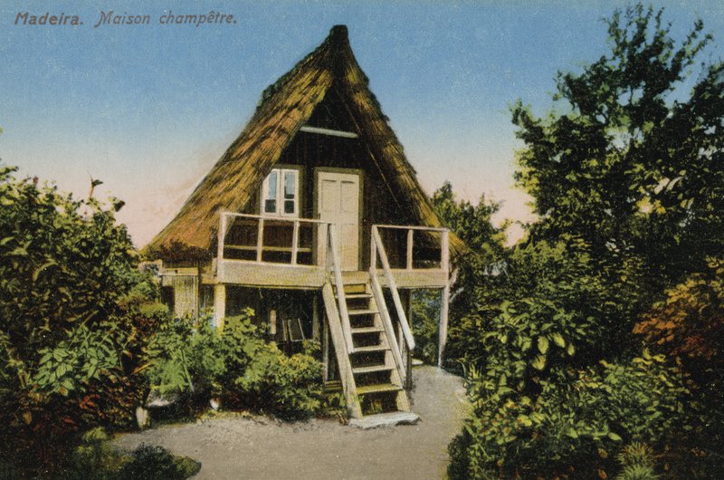 Rural house, Madeira (colour photo) 作者 法国摄影师
