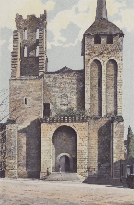 Saint-Avit-Senieur，教堂，正面O. 作者 法国摄影师