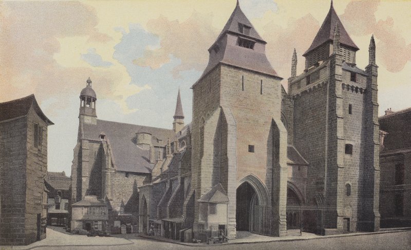 Saint-Brieuc，Cathedrale，Set NO 作者 法国摄影师