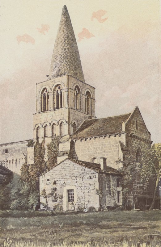Saint-Estephe，教堂，钟楼和后殿 作者 法国摄影师