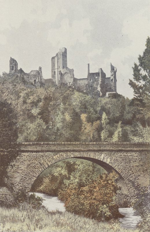 Saint-Jean-Ligoure，Chateau de Chalucet的废墟 作者 法国摄影师