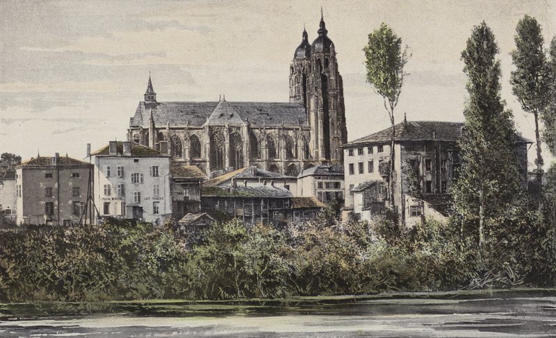Saint-Nicolas-de-Port，Church，Lateral Facade N. 作者 法国摄影师