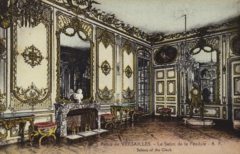 Salon de la Pendule, Palace of Versailles (colour photo) 作者 法国摄影师