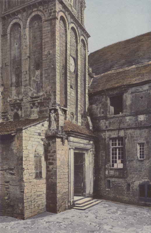 Sarlat，老大教堂钟楼和前Eveche 作者 法国摄影师