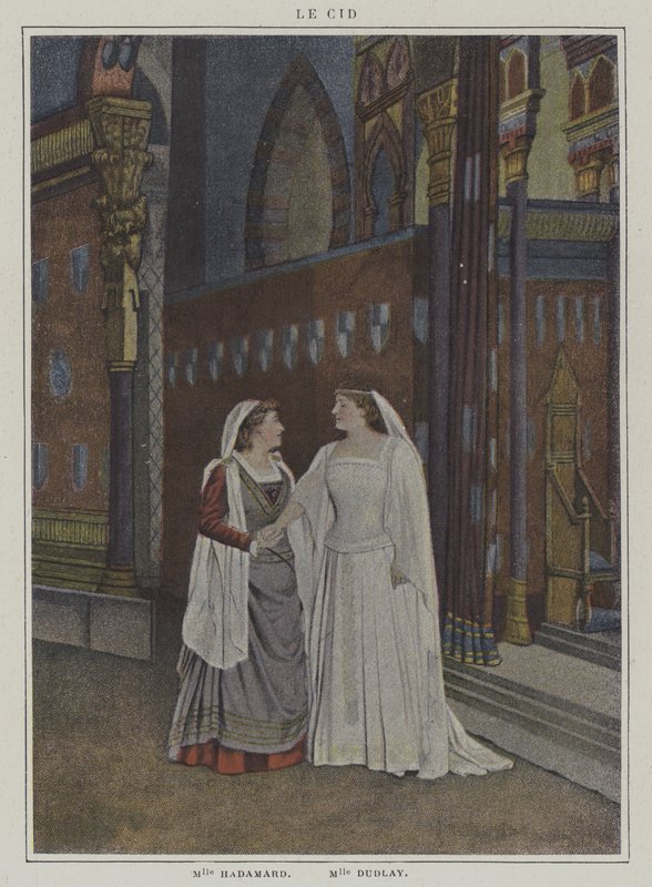 Scene from a production of Le Cid, by Pierre Corneille (colour photo) 作者 法国摄影师