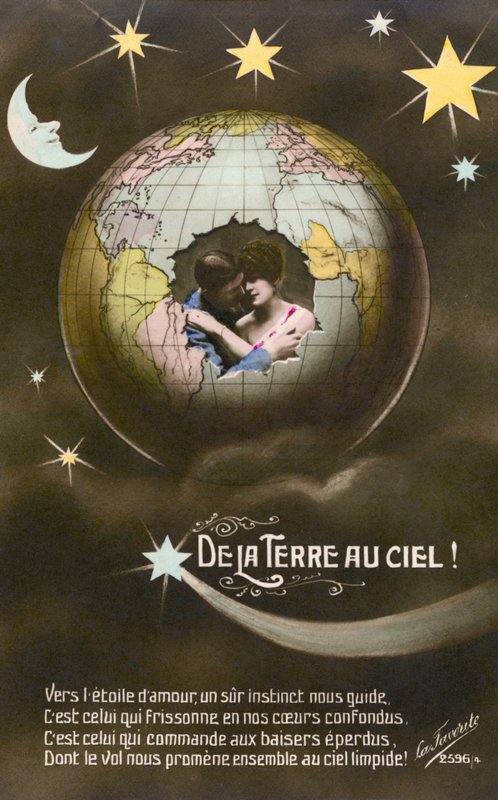 The Earth from space (colour photo) 作者 法国摄影师