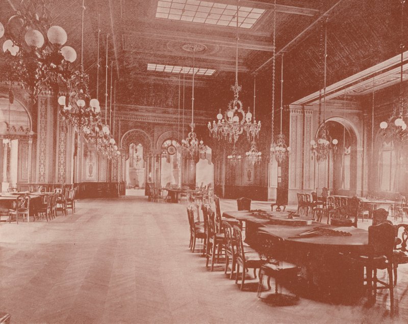 The Gaming Salon, Monte Carlo (b/w photo) 作者 法国摄影师