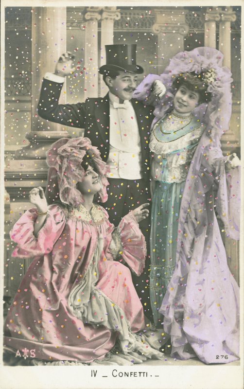 The Masked Ball (colour photo) 作者 法国摄影师