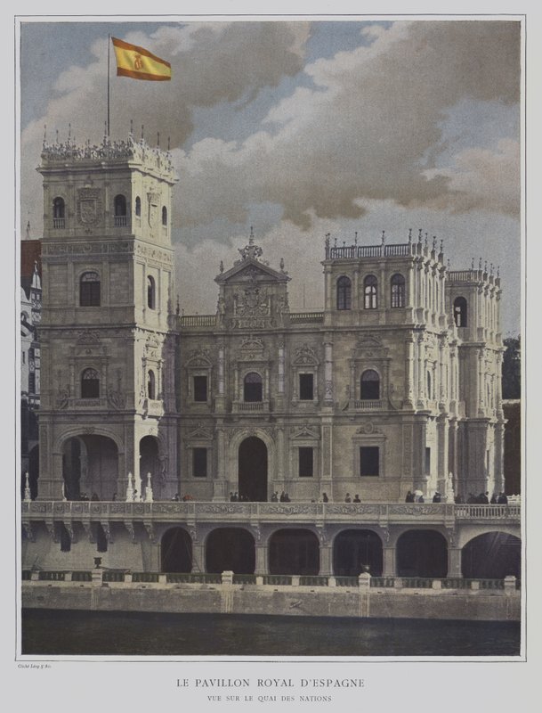 The Spanish pavilion at the Exposition Universelle 1900, Paris (colour photo) 作者 法国摄影师