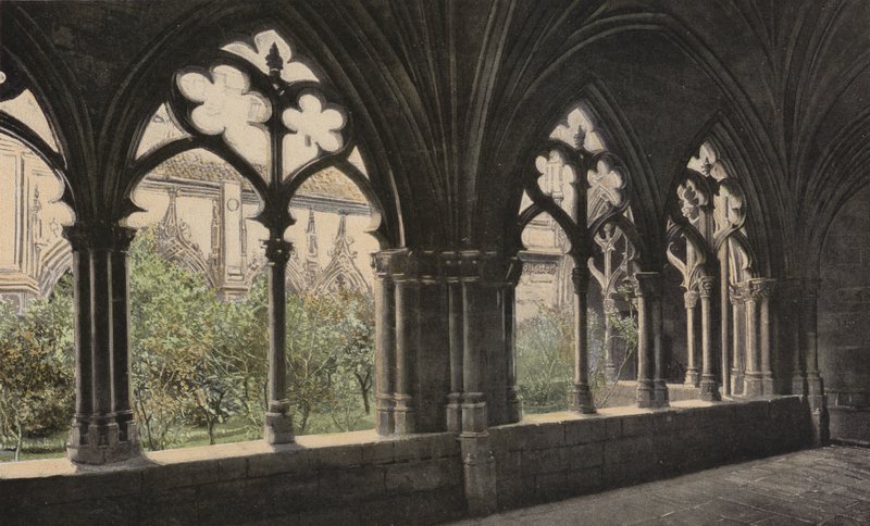 Toul，Cloitre Saint-Gengoult，画廊N. 作者 法国摄影师