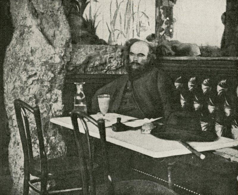 Verlaine, the poet of absinthe (b/w photo) 作者 法国摄影师