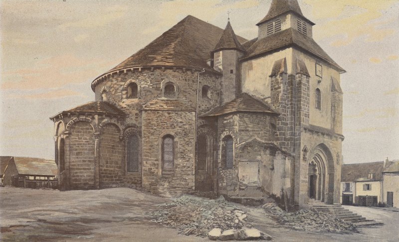 Vigeois，教堂，Apse和transept 作者 法国摄影师