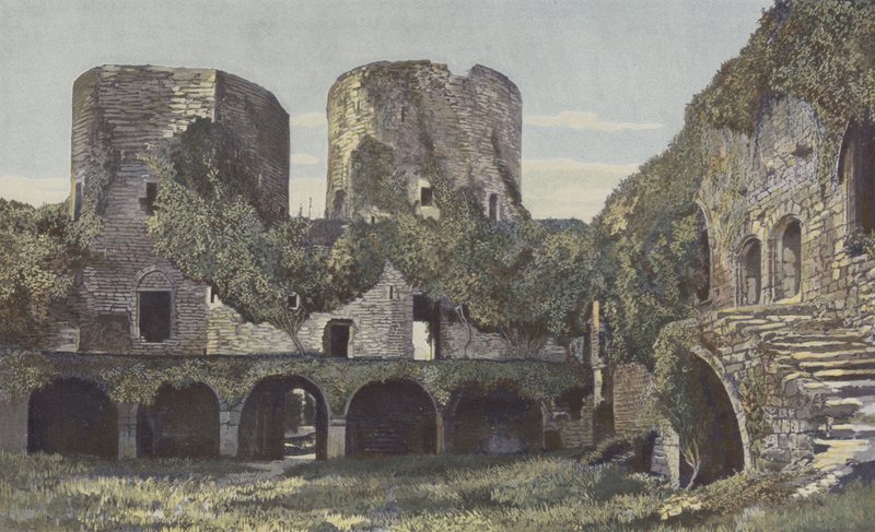 Villandraut，Chateau，Cote de la Cour 作者 法国摄影师