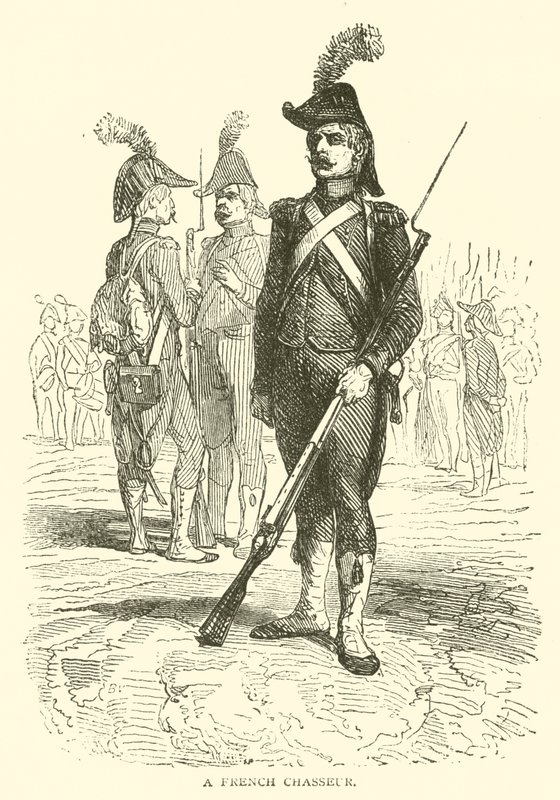 A French Chasseur (engraving) 作者 法语学校