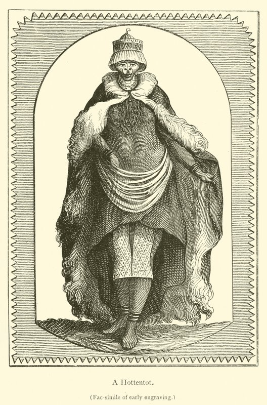 A Hottentot (雕刻) 作者 法语学校